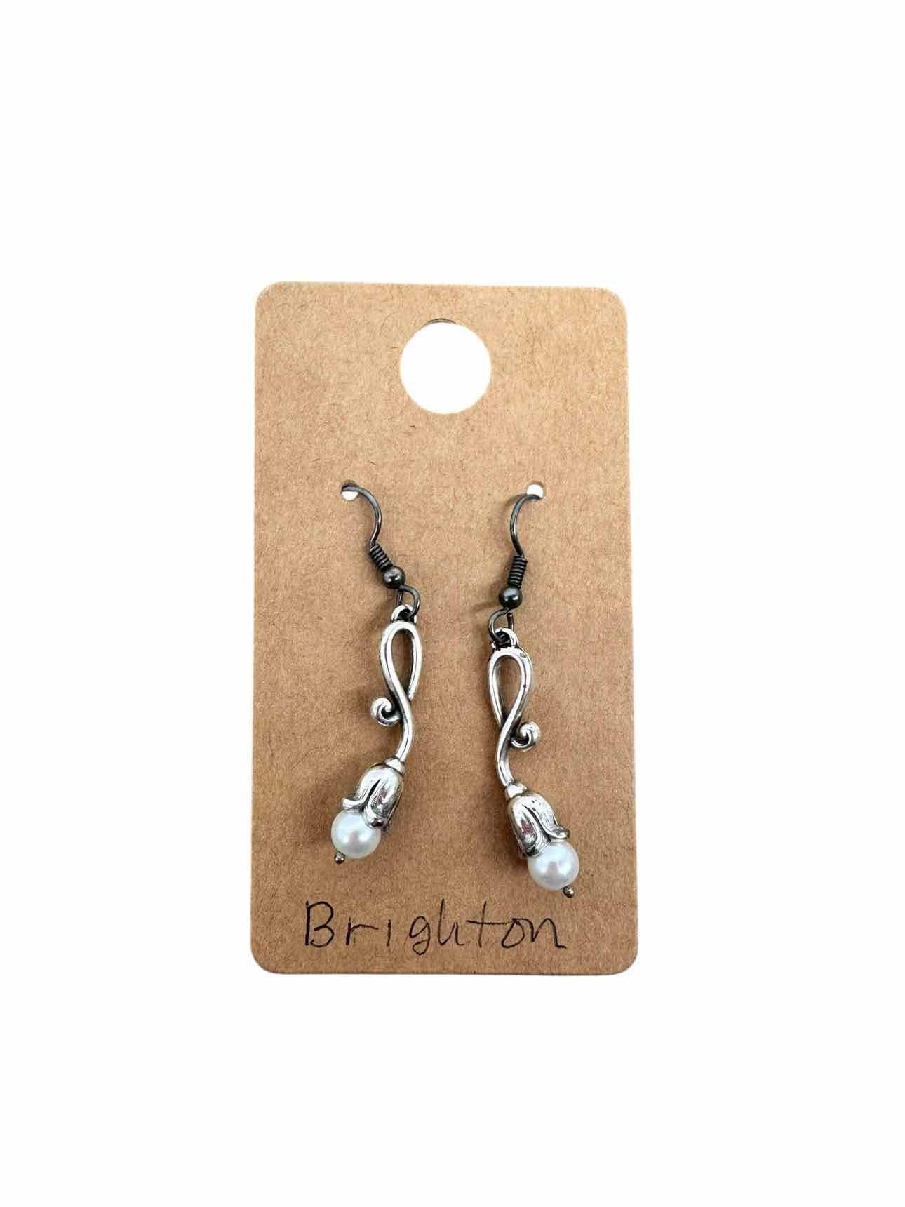 Brighton Nouveau Pearl & Flower Earrings