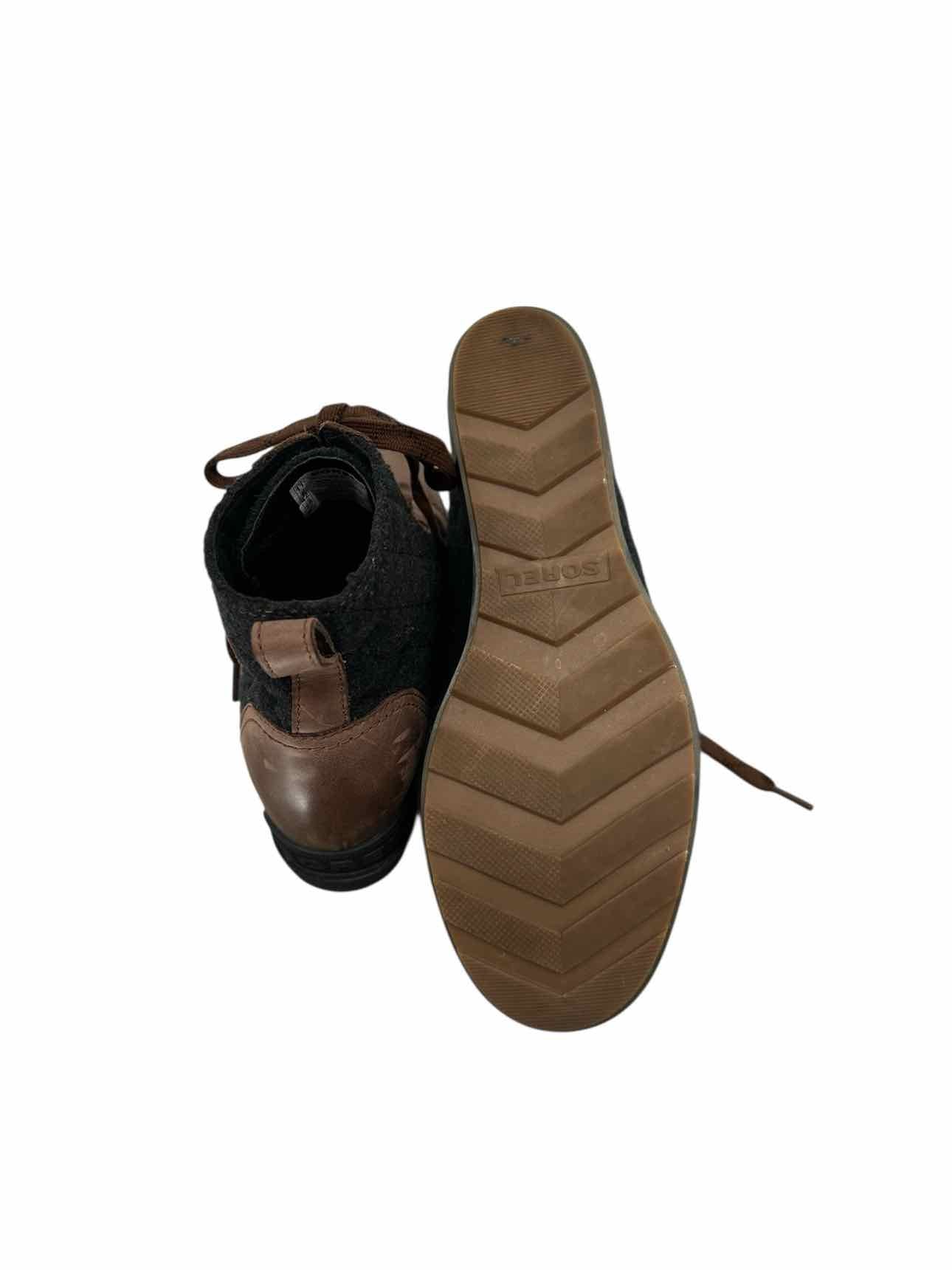 Sorel Brown Evie II NW Lace Boots Shoe Size 11