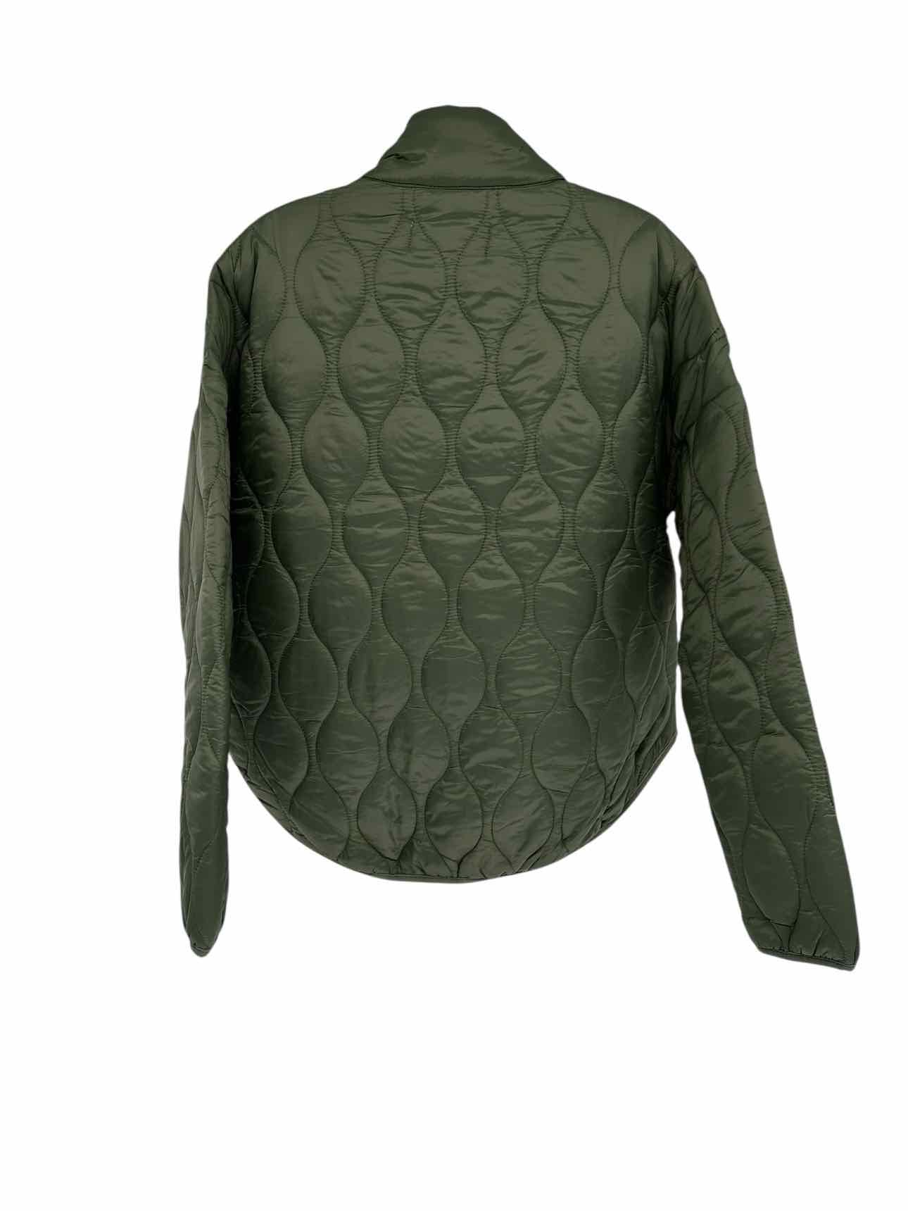 The Great Outdoorsman Onion Quilted Half-Zip Green Jacket Size M