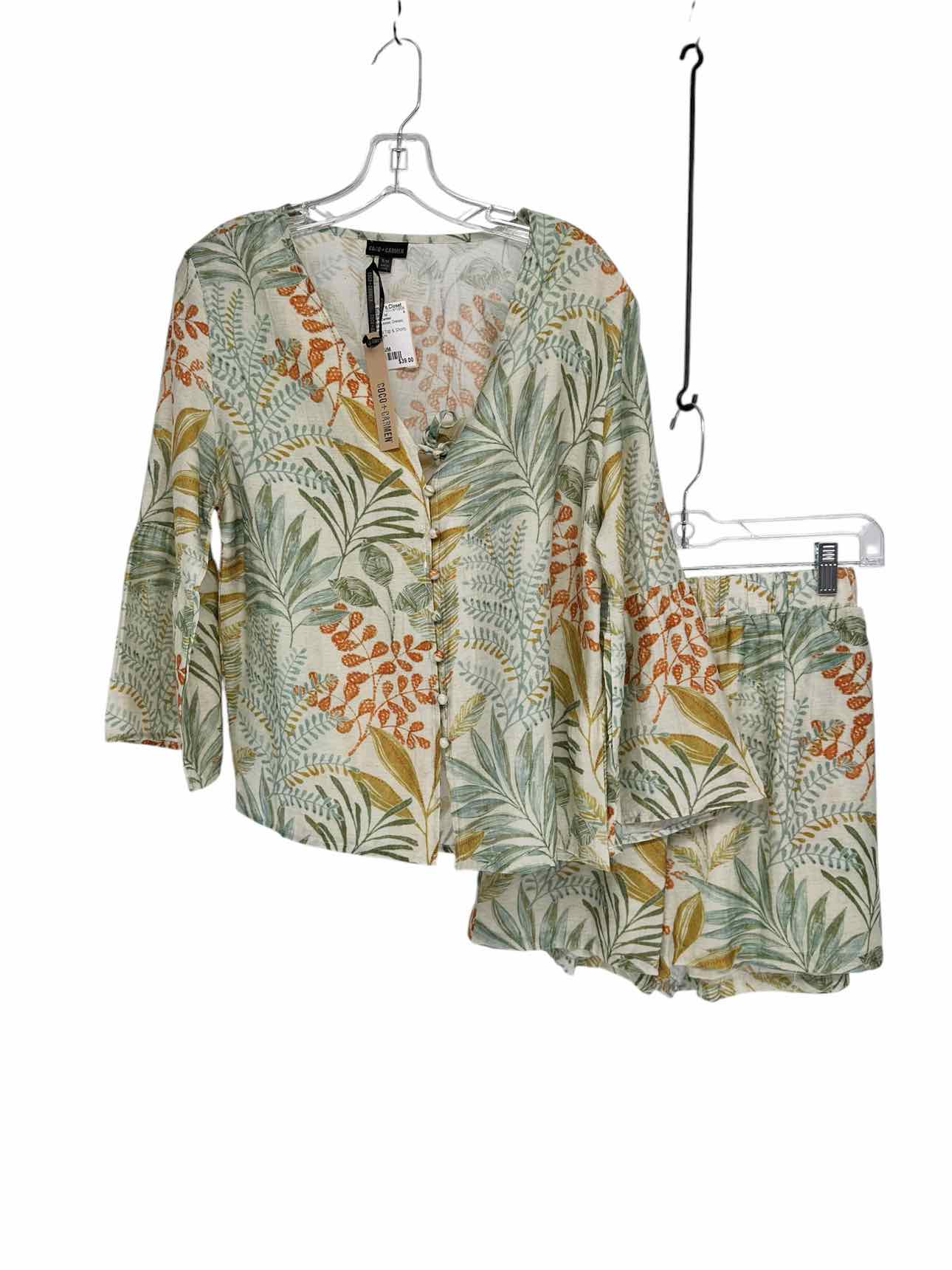 Coco +  Carmen Green Size S/M 2 PC Short Set **NEW**