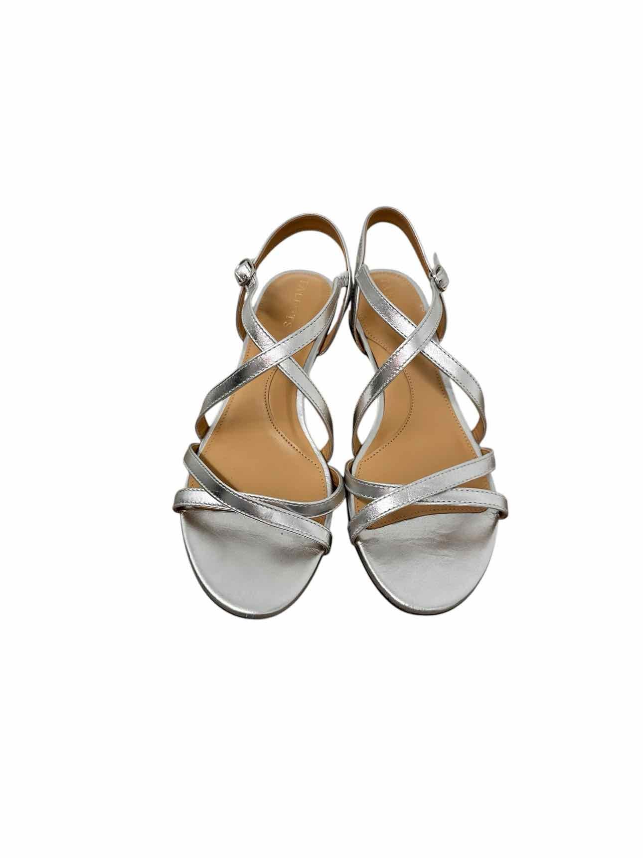Talbots Silver Shoe Size 7.5 Sandals