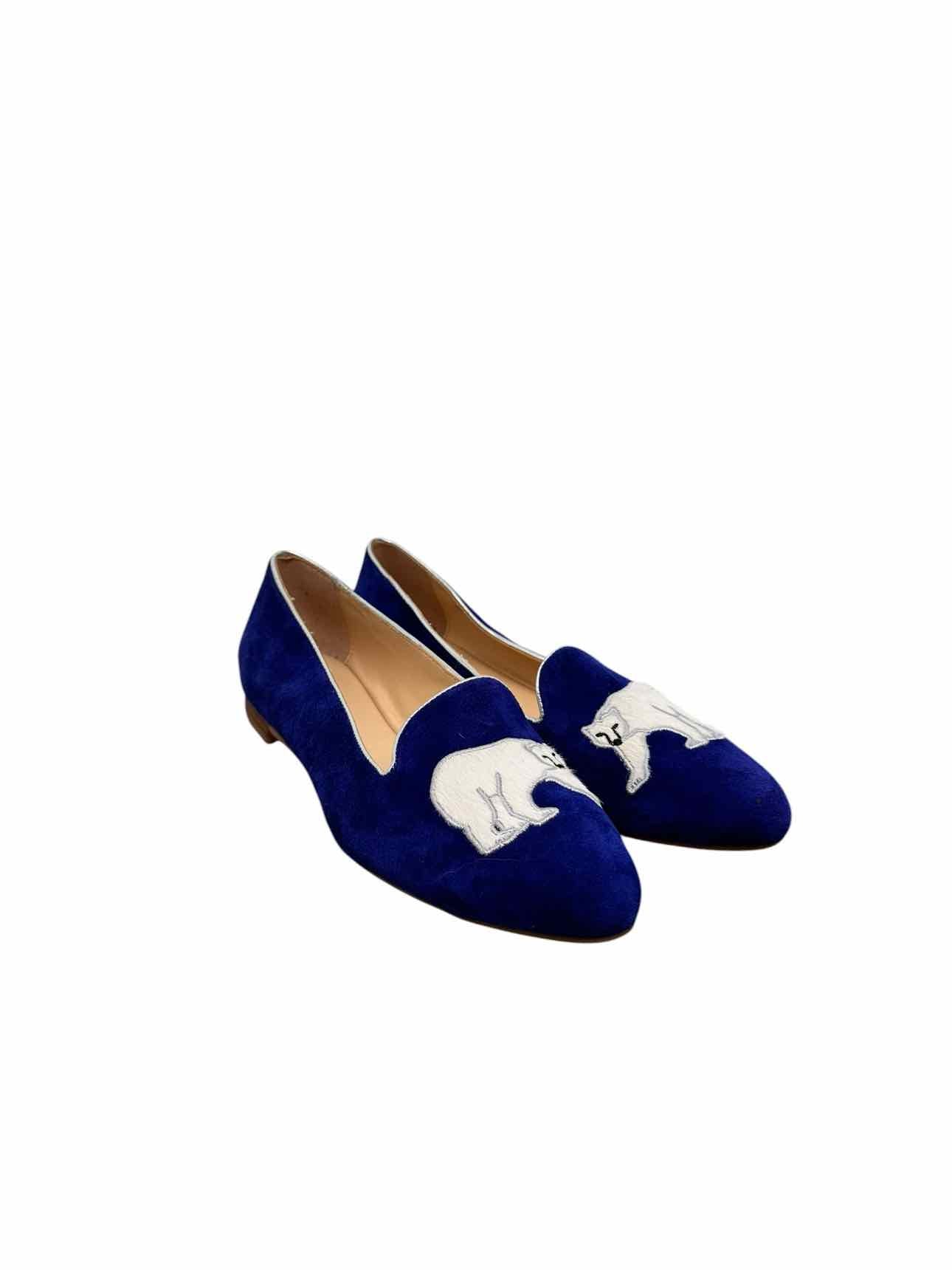 C. Wander Courtney Polar Bear Flats Shoe Size 8W **NEW**