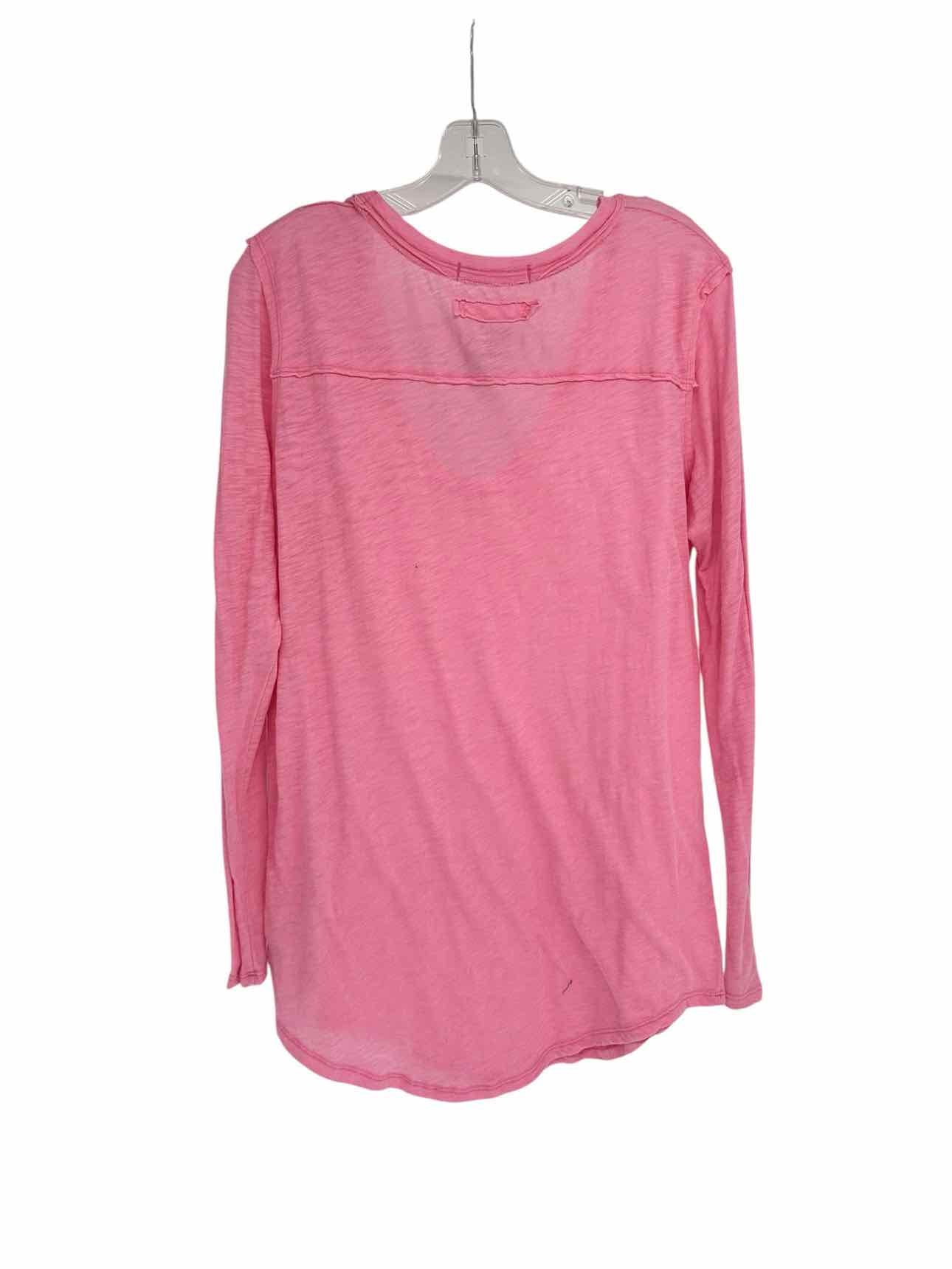 We The Free Pink Size M Long Sleeve Top