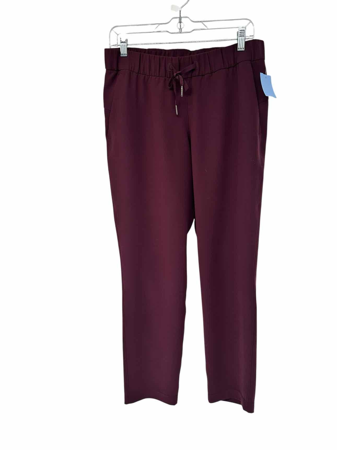 Lululemon On the Fly 7/8 Pant Maroon Size 8