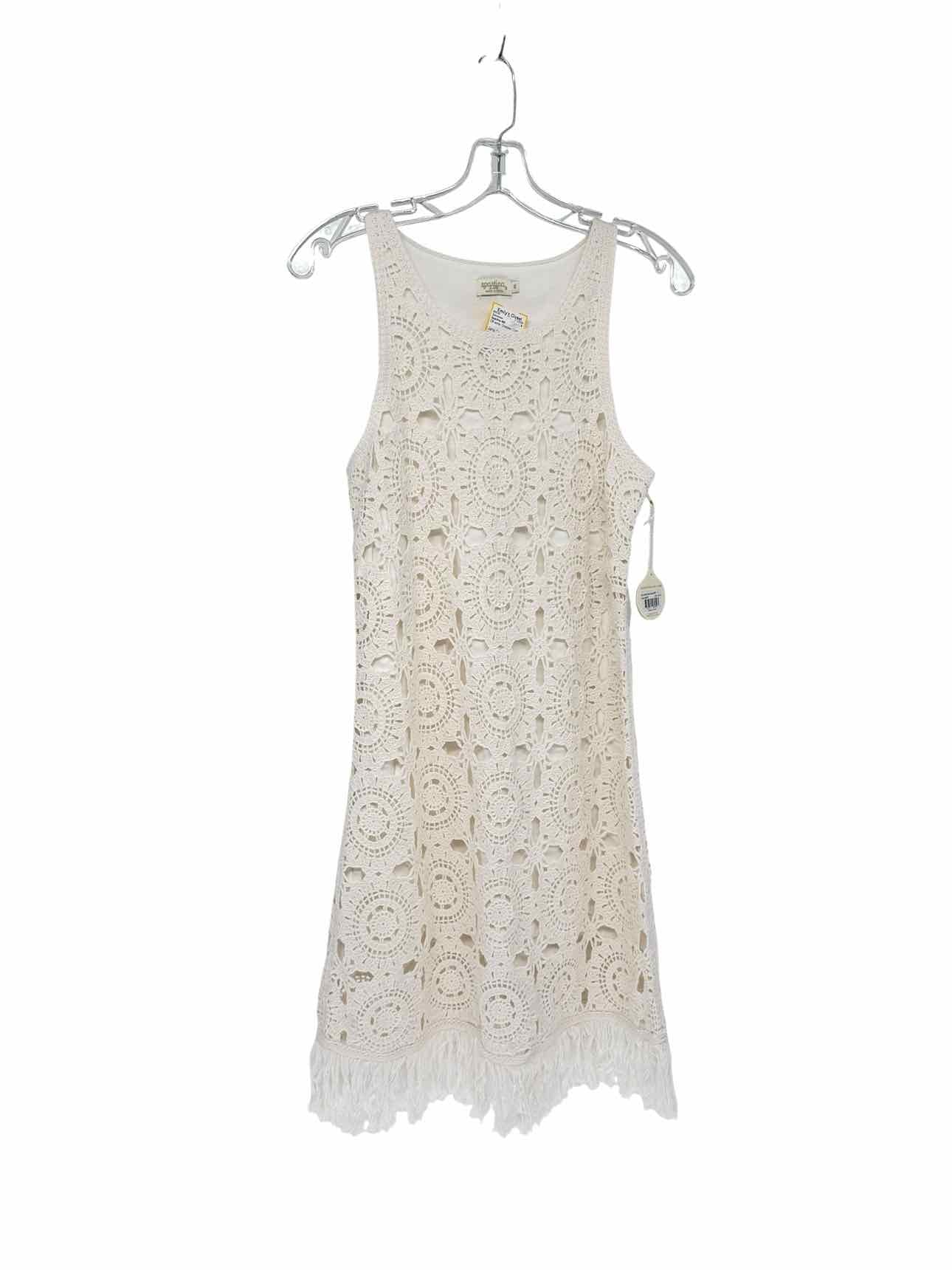 Spartina 449 Jana Crochet Dress Coconut Milk Size S **NEW**