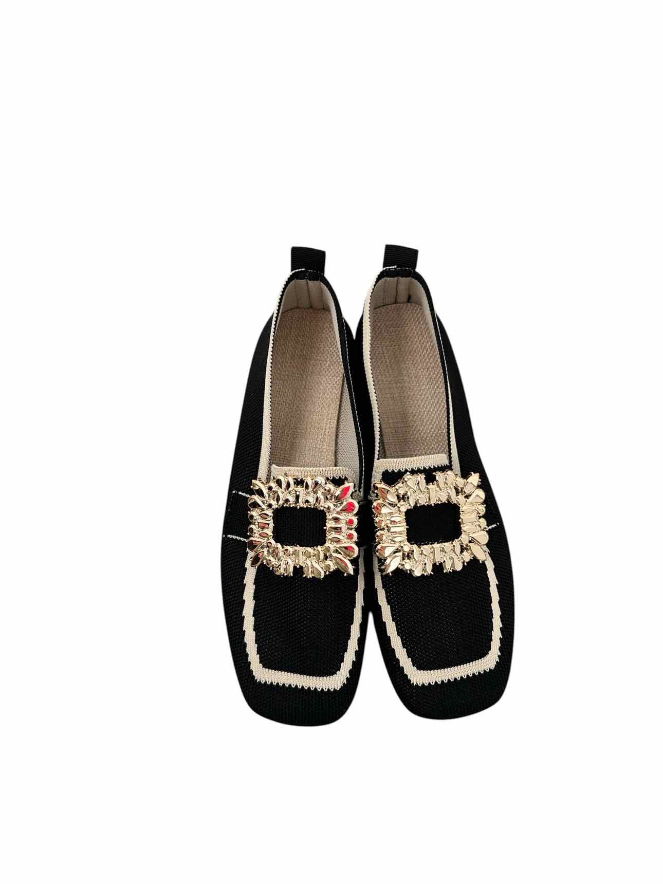 Black Shoe Size 7.5 Loafers **NEW**