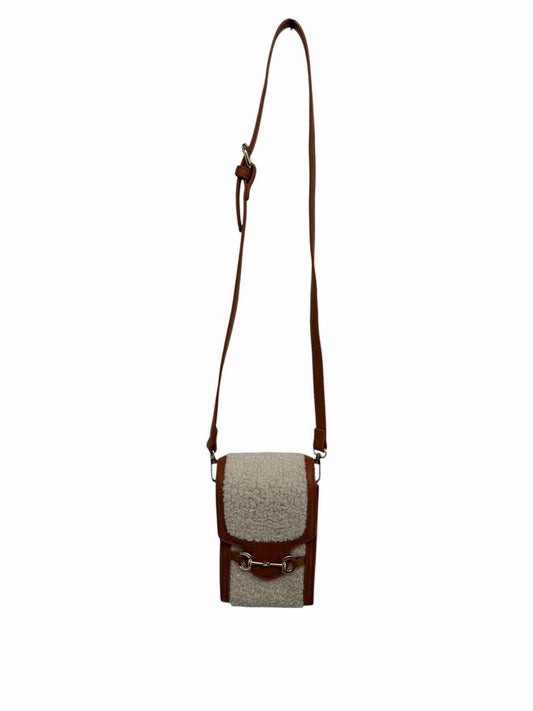 Anthropologie Sherpa Cell Crossbody