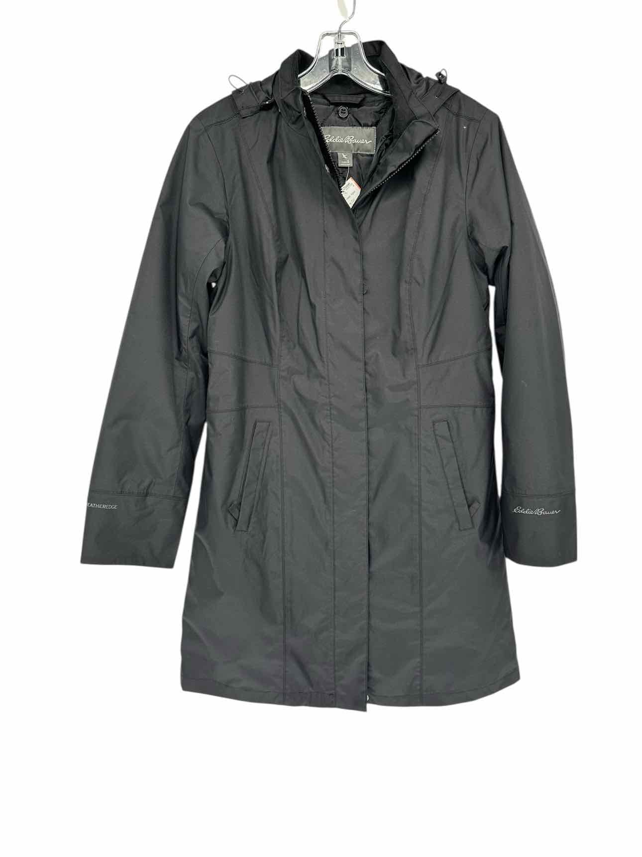 Eddie Bauer Girl on the Gol Insulated Waterproof Trench Coat Black Size S
