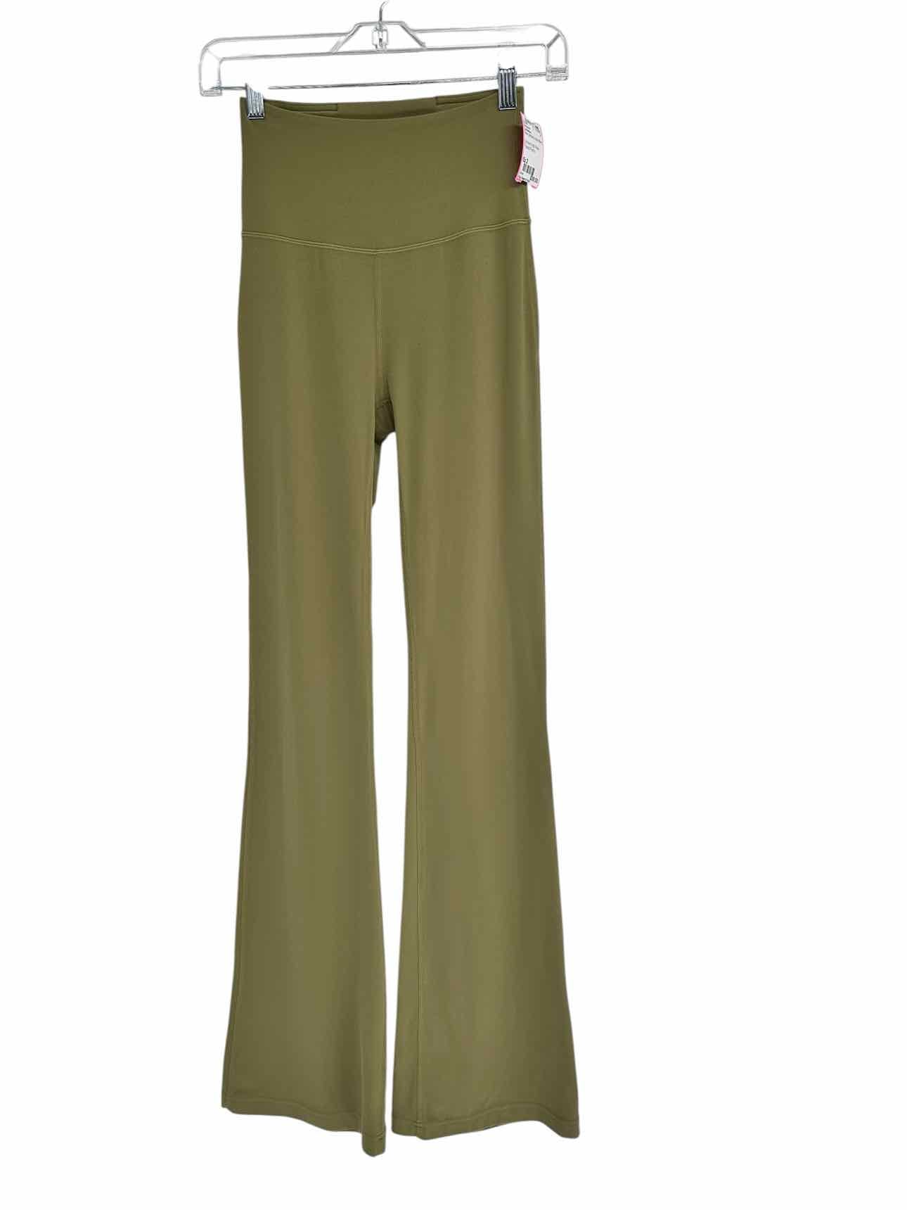 Lululemon Olive Groovy High-Rise Flared Pants Size 2