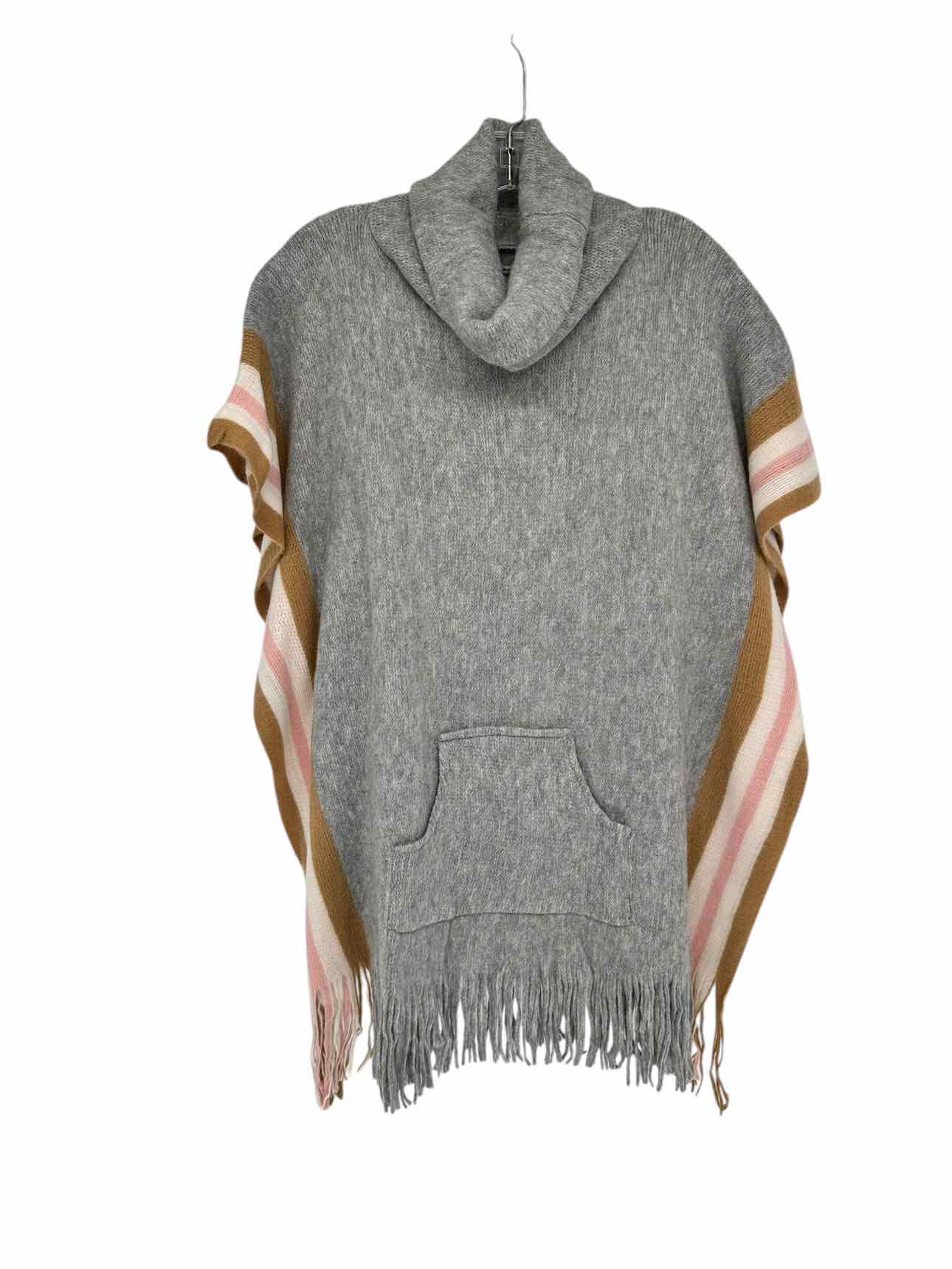 Coco +  Carmen Gray Cowelneck Shawl One Size **NEW**