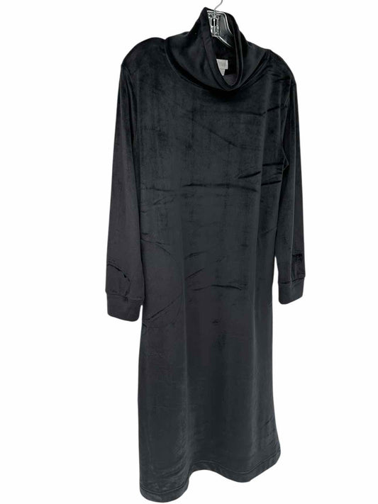 Softies Black Long Sleve Dress Size M