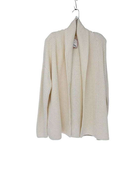 Haven Honeycomb Shawl Cardigan Cream Size M