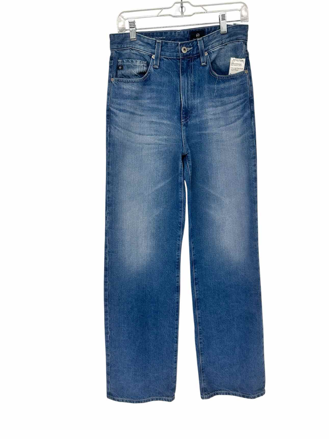 Adriano Goldschmied Kora High-Rise Wide Leg Jeans Black Size 4