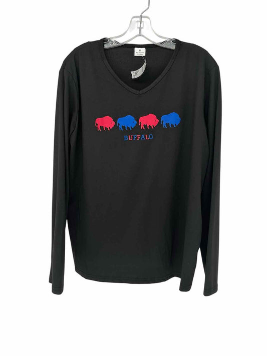 Black Buffalo Size XL Long Sleeve Top