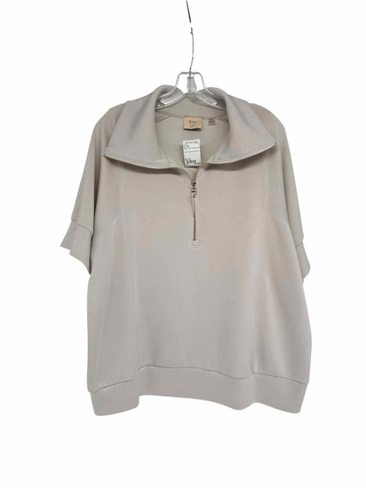 Elie Tahari Beige Size 1X Sweatshirt