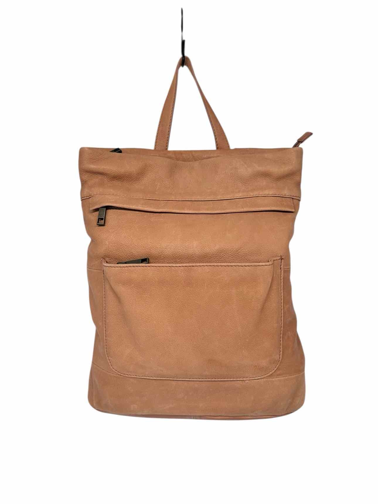 Aspen Tan Leather Convertible Backpack