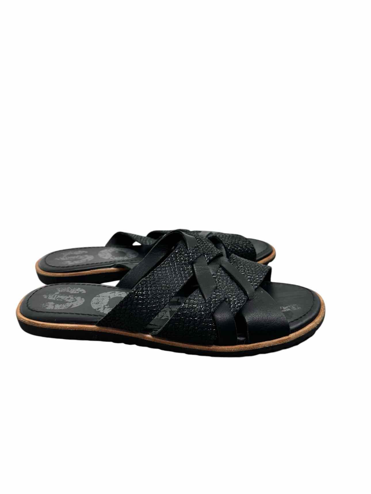 Sorel Ella Slides Black Shoe Size 7.5