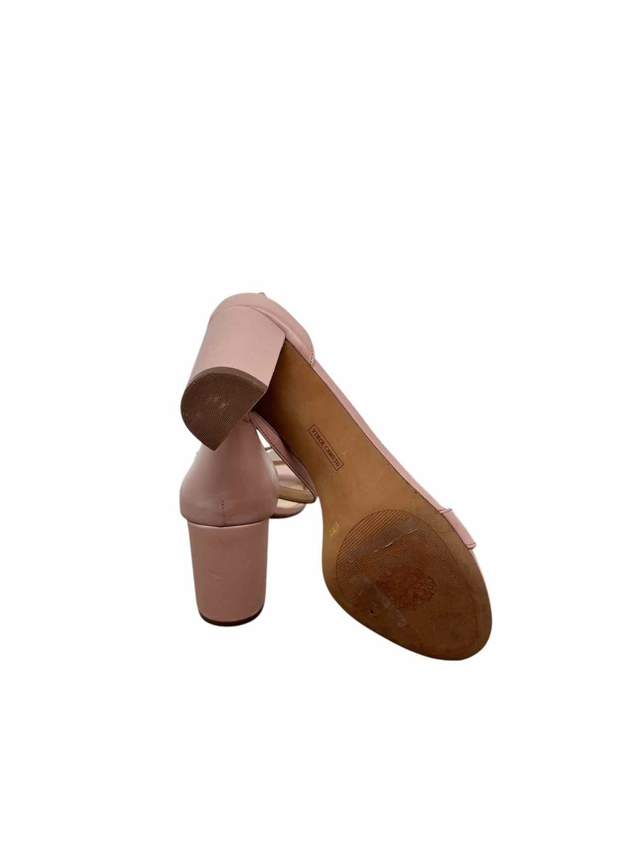Vince Camuto Monessa Block Heel Pink Shoe Size 9.5