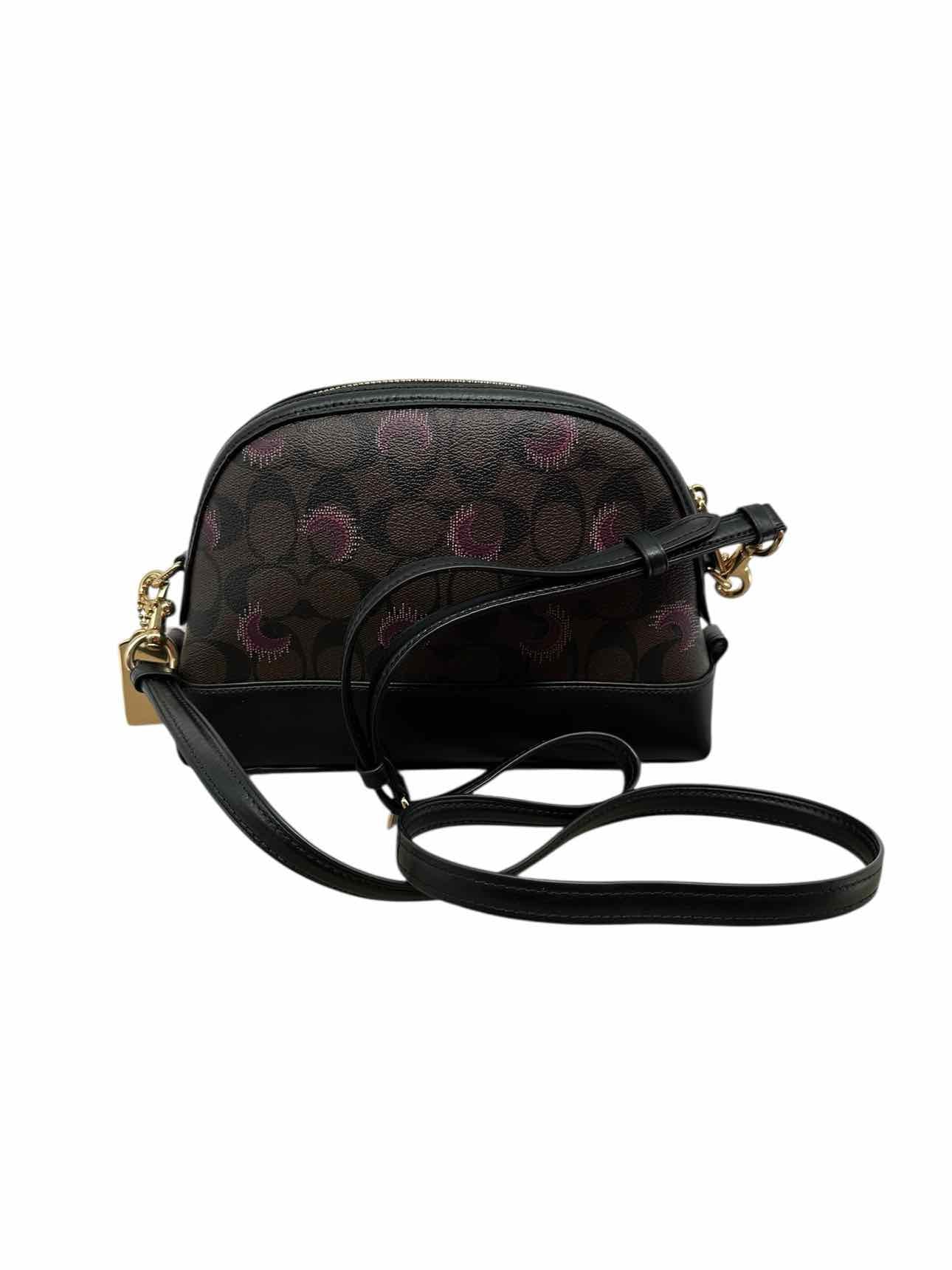 Coach Dome Crossbody in Signature Canvas With Moon Print