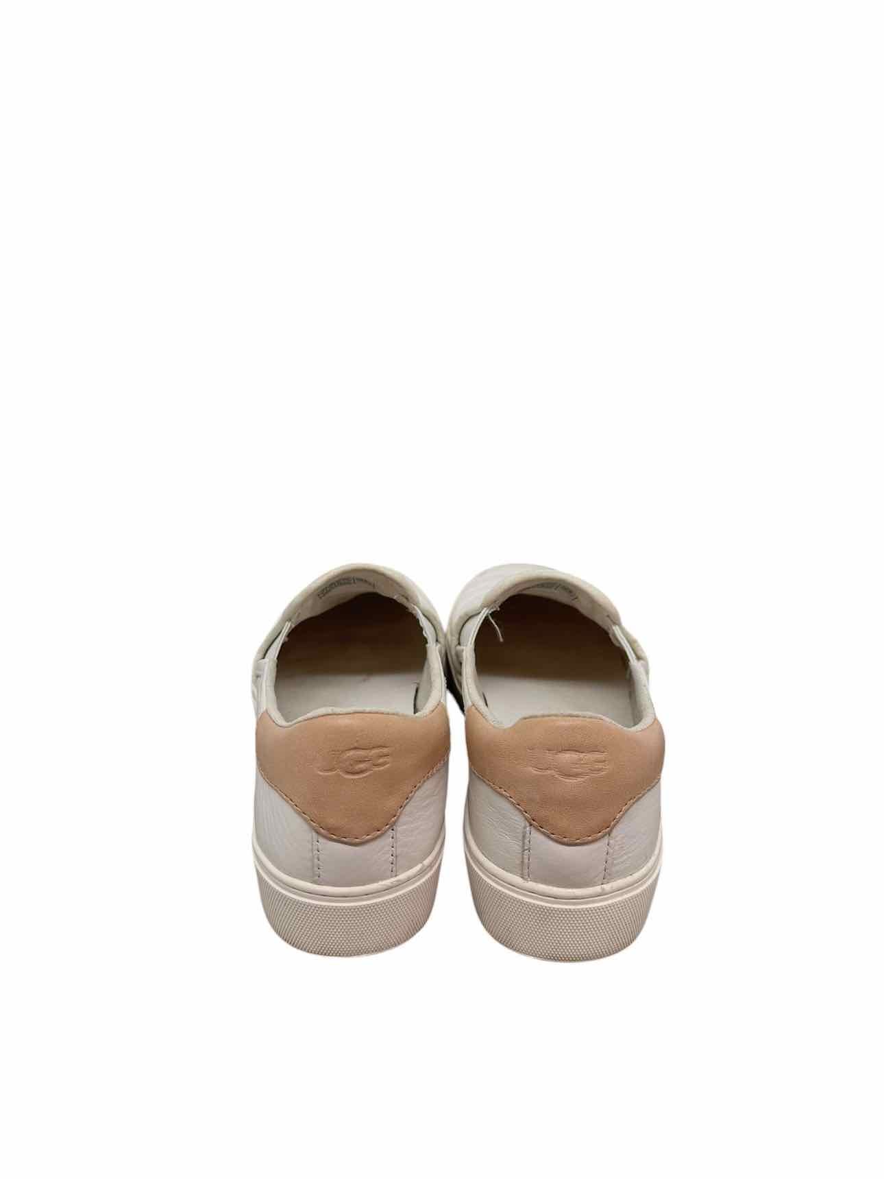 Ugg White Shoe Size 7 Slip Ons