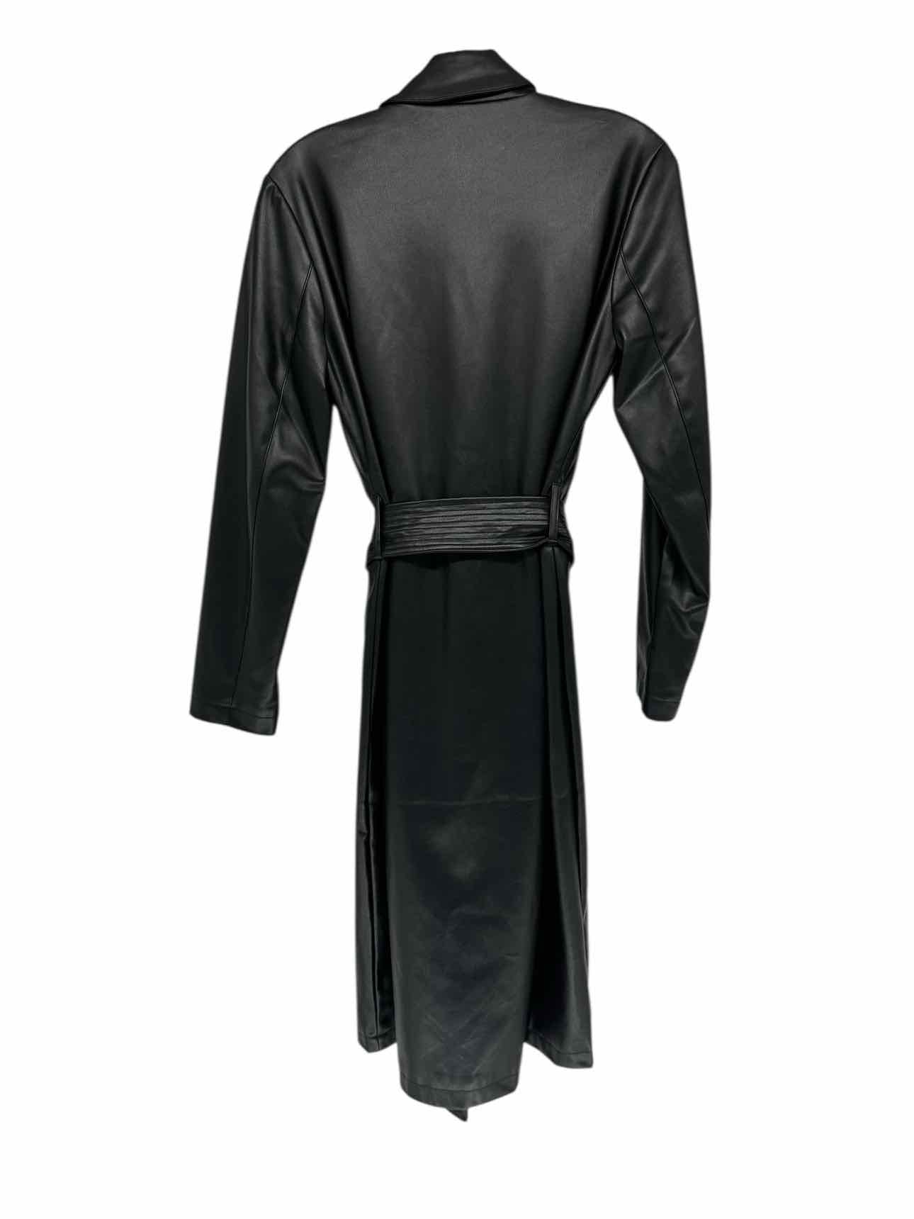 BB Dakota Black Trench Coat Size XS