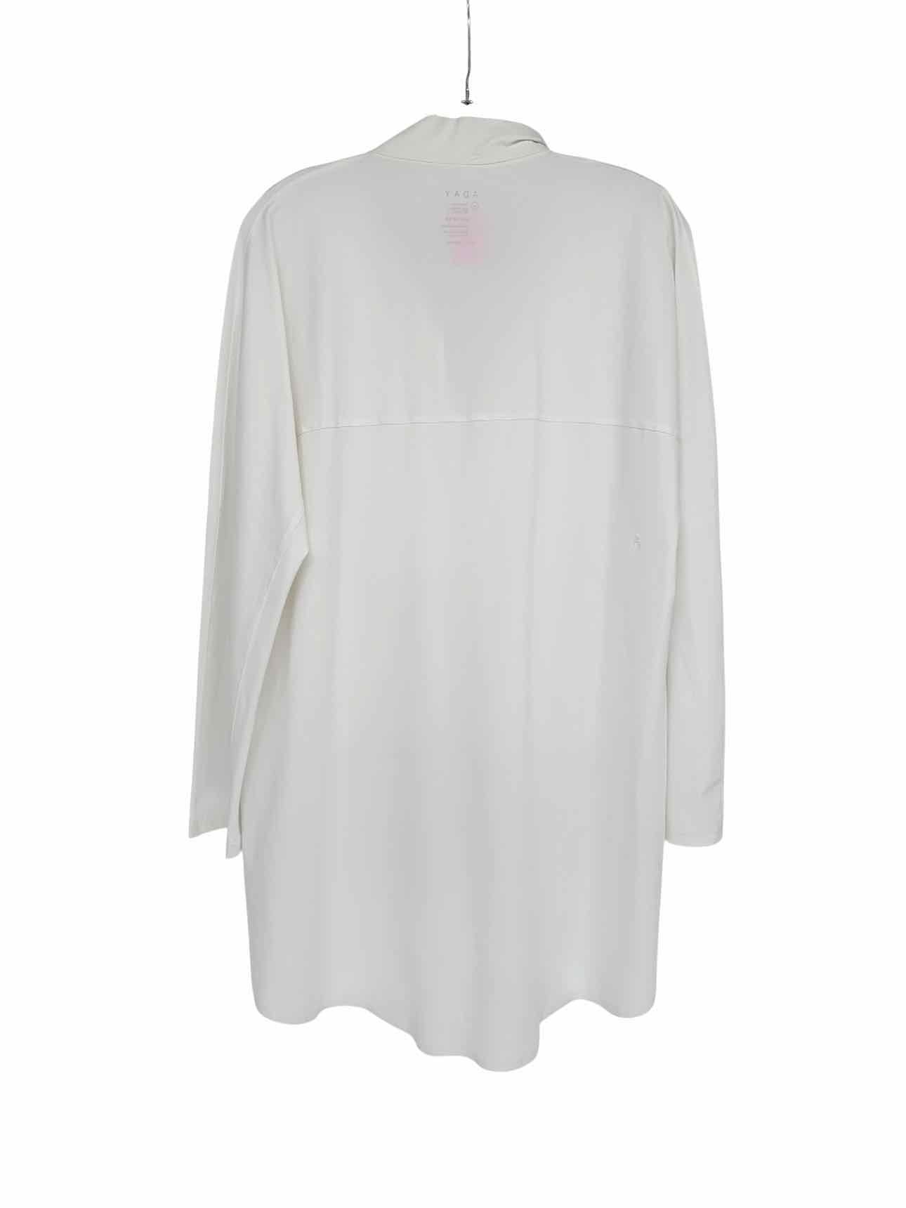 A Day White Something Borrowed Shirt Size XL