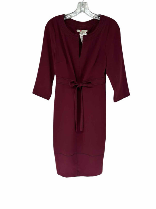 Boden Maroon 3/4 Sleeve Dress SIZE 10P