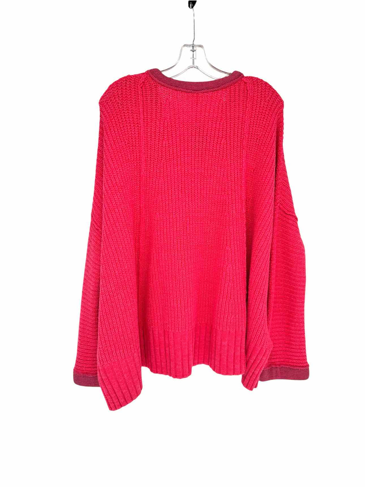 Free People Hot Pink Take Me Over Sweater Size XS/S