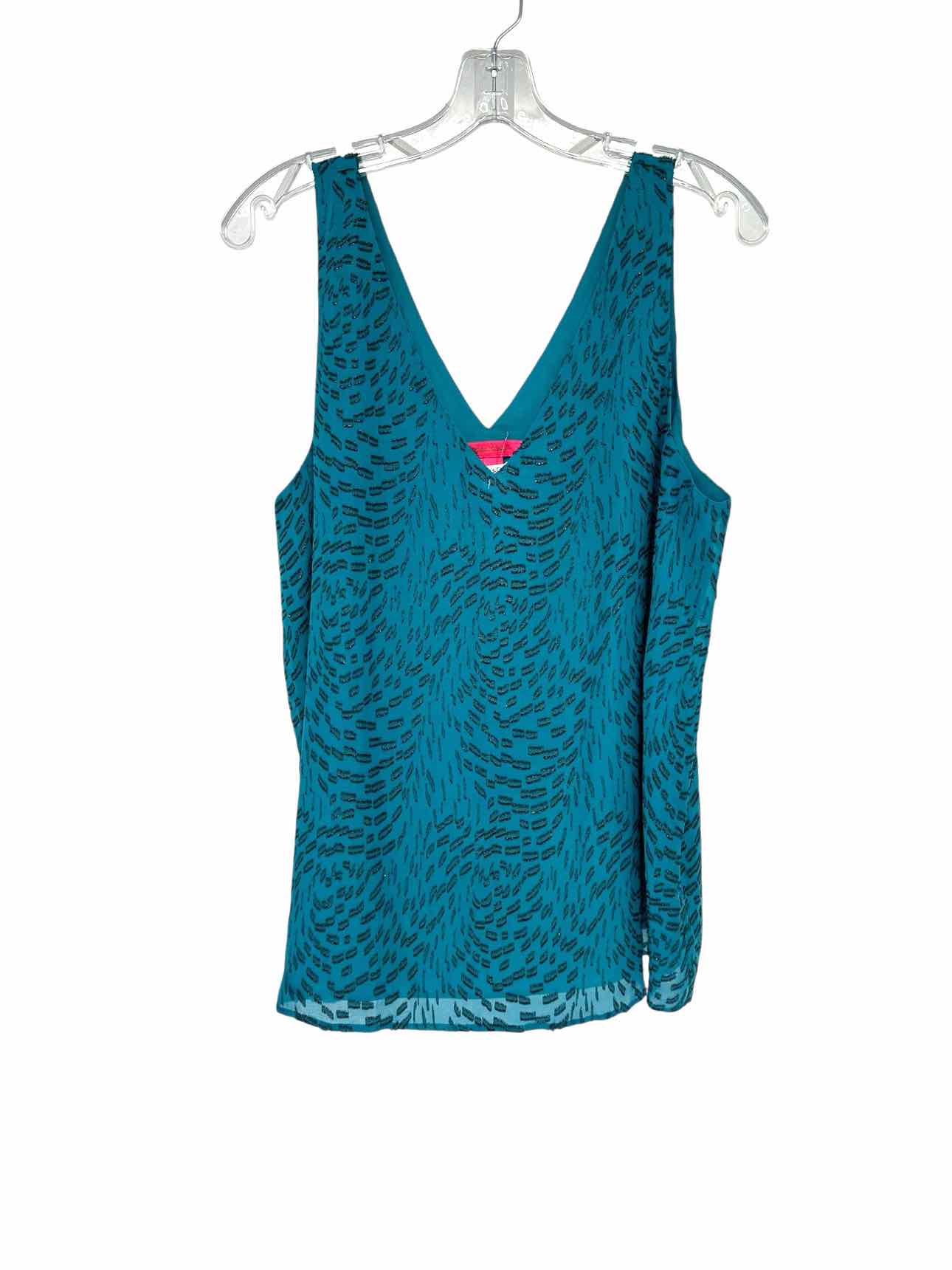 Lilly Pulitzer Teal Size L Sleeveless Top