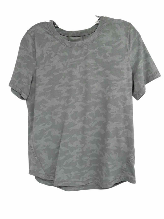 Lululemon Long Distance Short Sleeve Gray Size 8