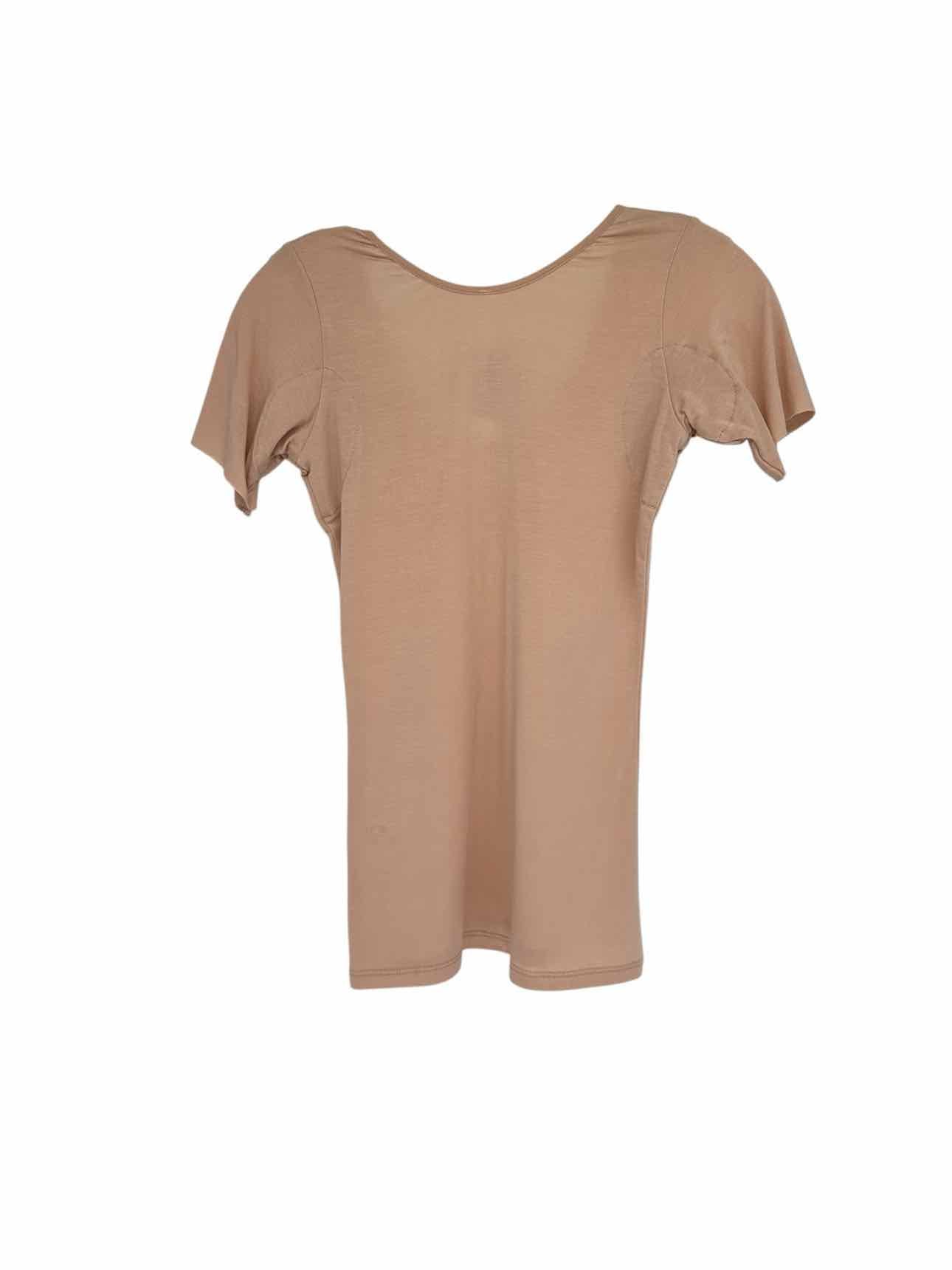 NUMI Beige The Signature Sweat-Proof Undershirt Size S **NEW**