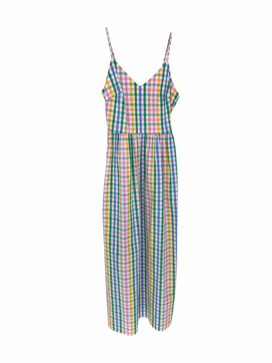 J. Crew Multi-Color Midi Dress Size 2