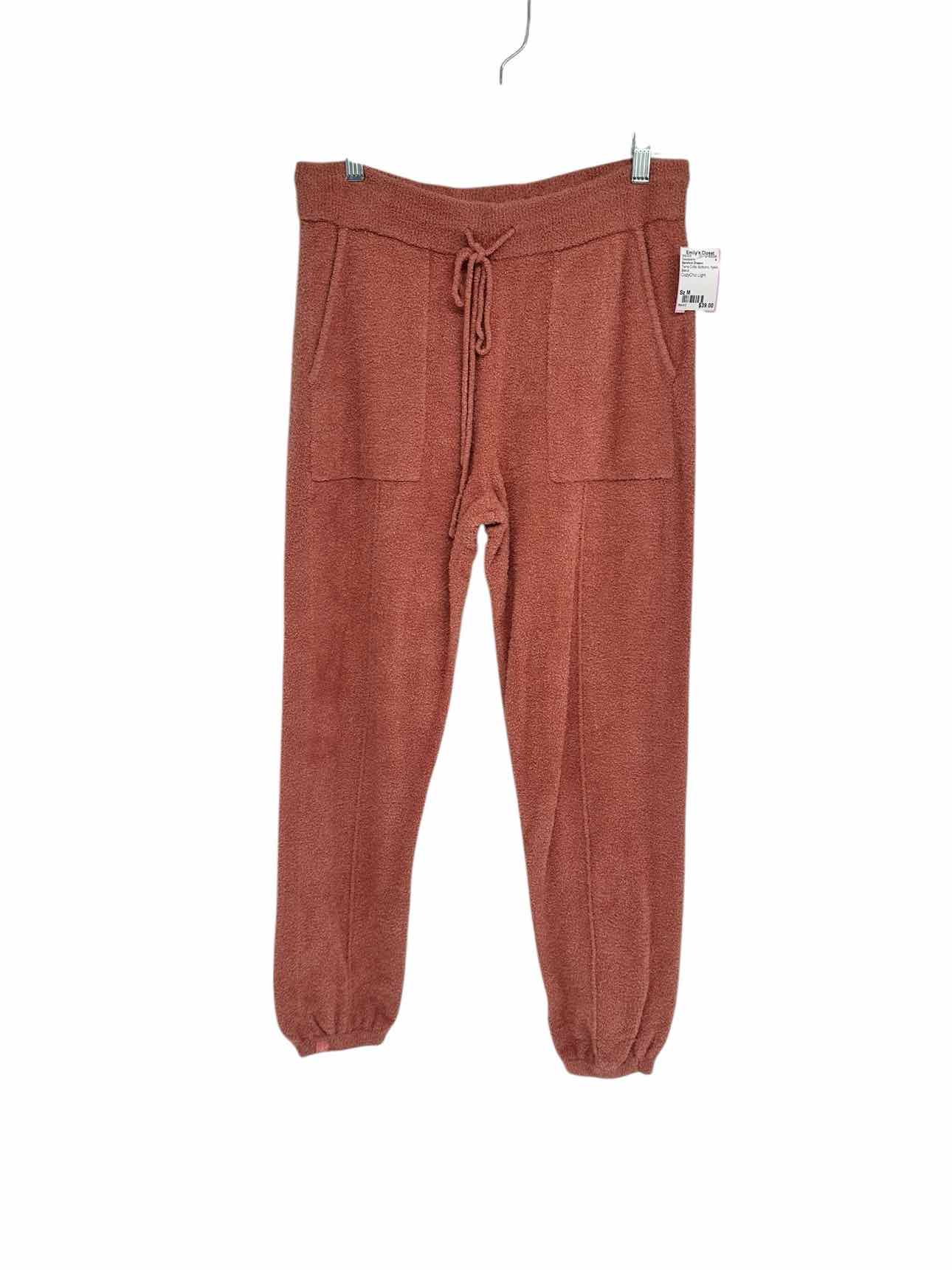 Barefoot Dreams CozyChic Light Terra Cotta Sweatpants Size M