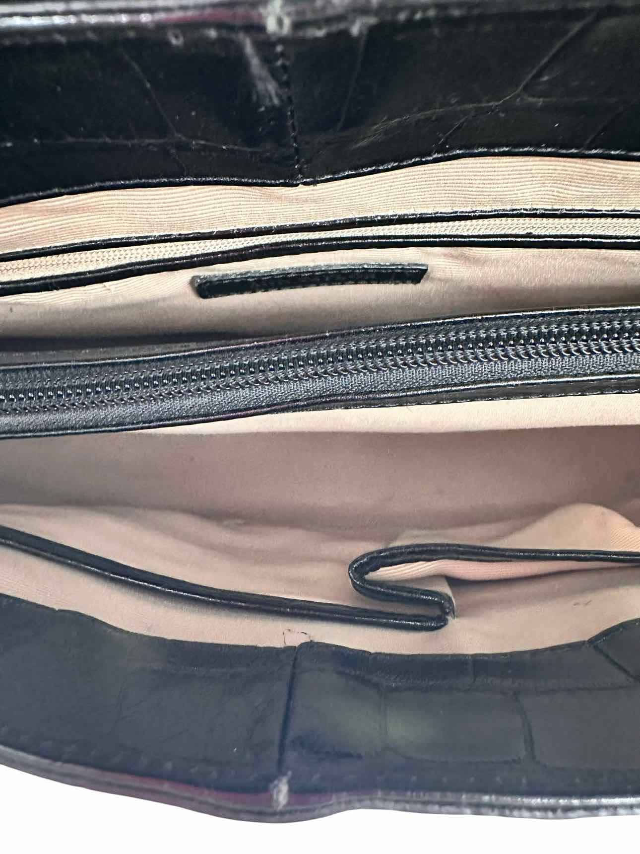 Ann Taylor Black Leather Tote