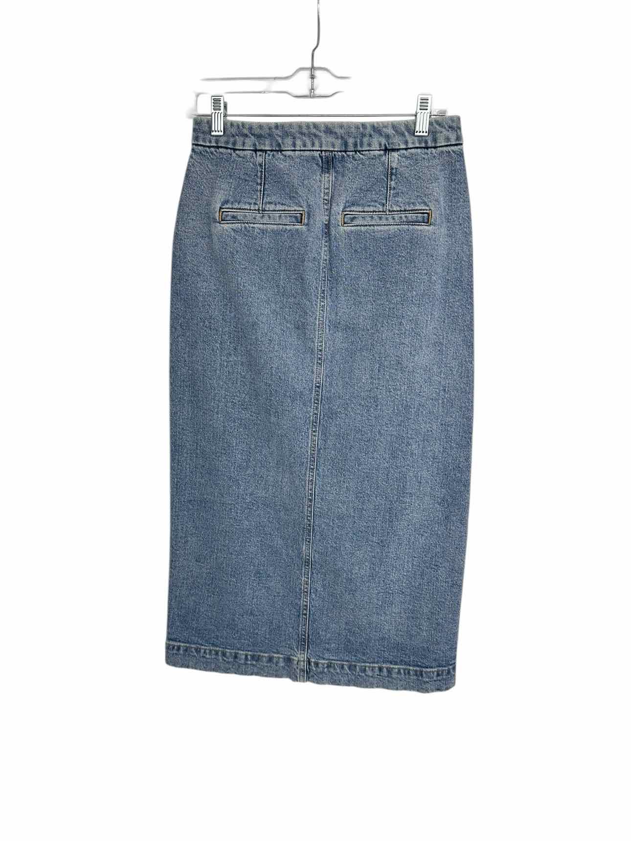 Loft Jean Midi Skirt Size 0