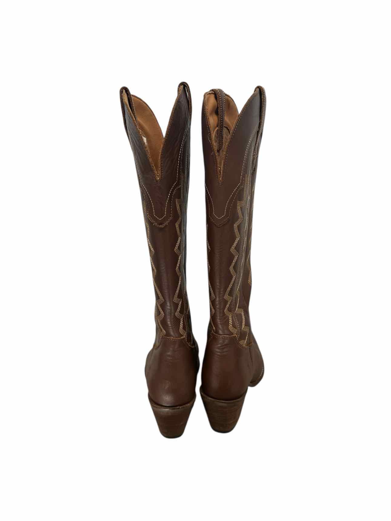 Dingo High Cotton Brown Cowboy Boots Shoe Size 10