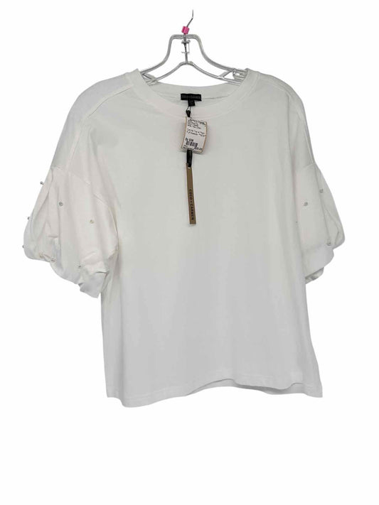 Coco +  Carmen White Size S/M Short Sleeve Top **NEW**