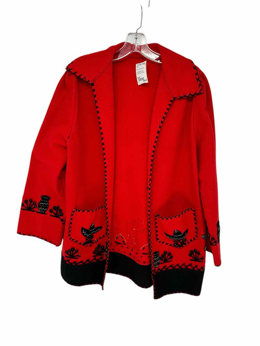 Red Size M Vintage Handmade Jacket