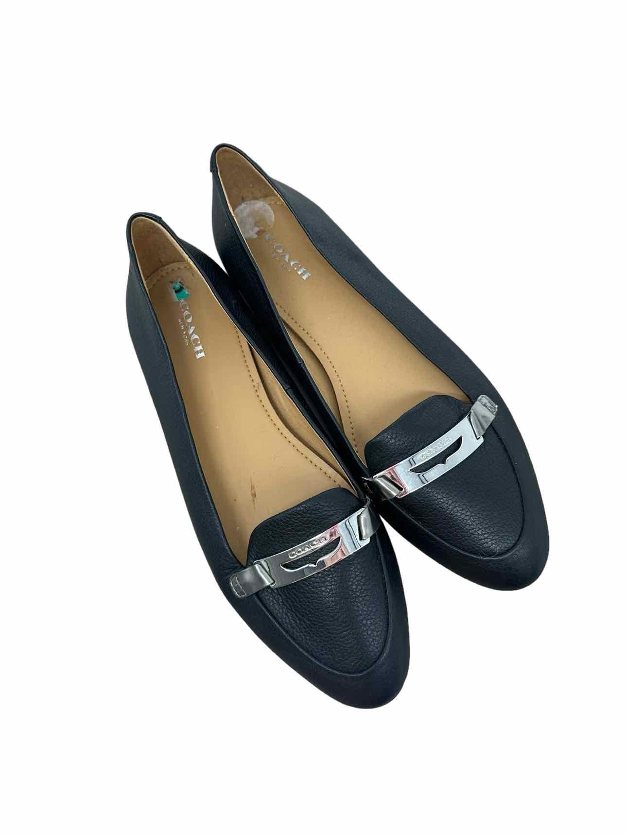 Coach Black Flats SIZE 8