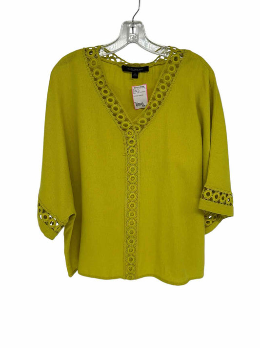 Marc New York Green 3/4 Sleeve Top Size L