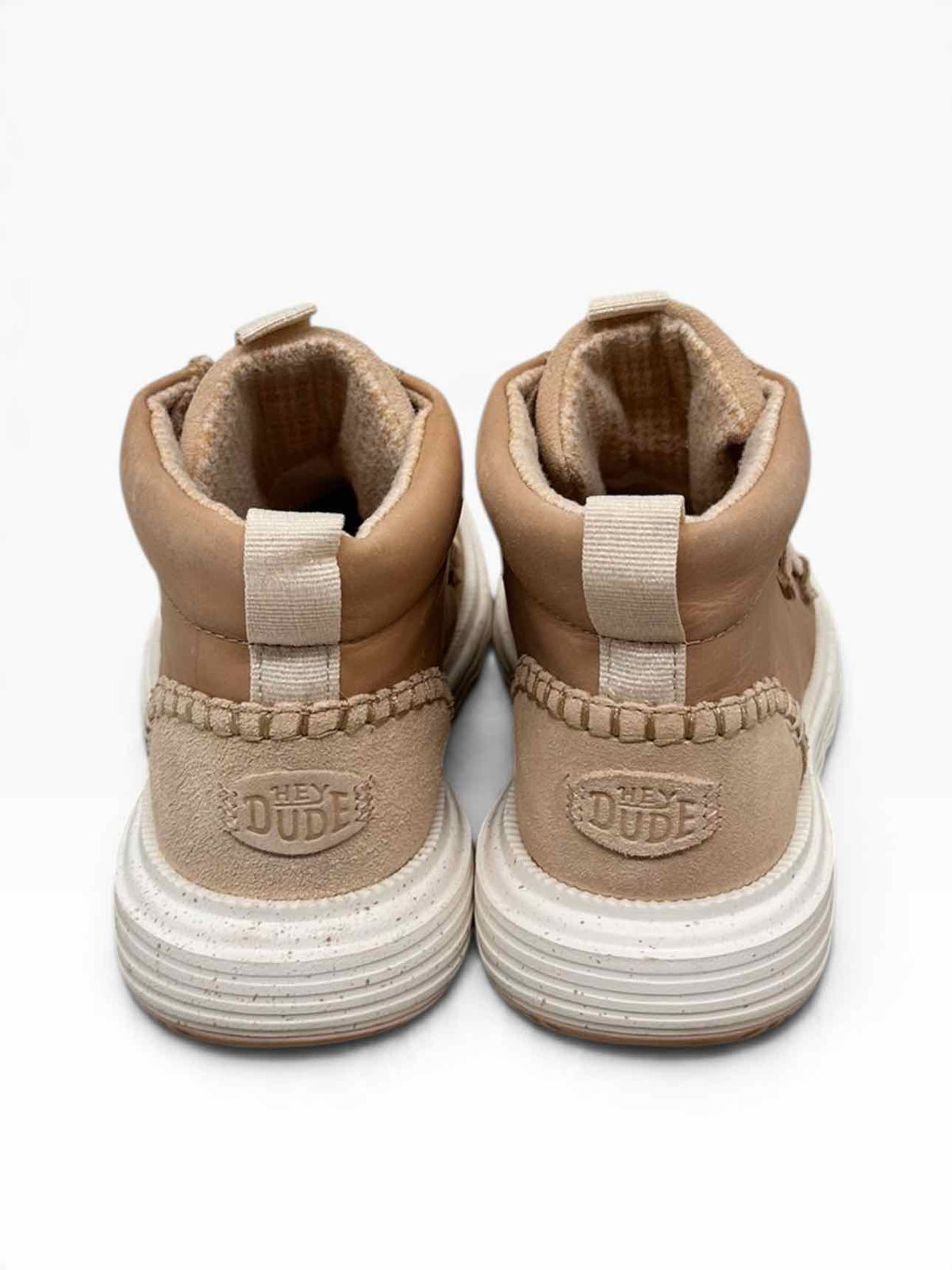 Hey Dude Beige Reyas Boots Shoe Size 7