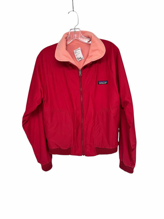 Patagonia Reversible Red/Peach Fleece Spring Jacket Size M