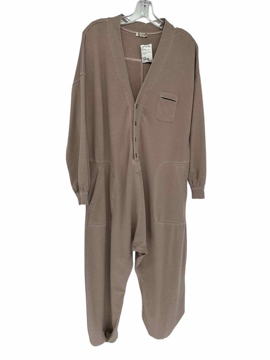 Free People Intimately Don't Wait Up Onsie Brown Size XS