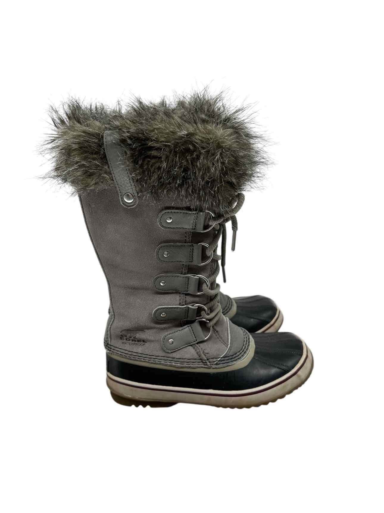 Sorel Joan of Arctic Waterproof Pac Boots Gray Shoe Size 7