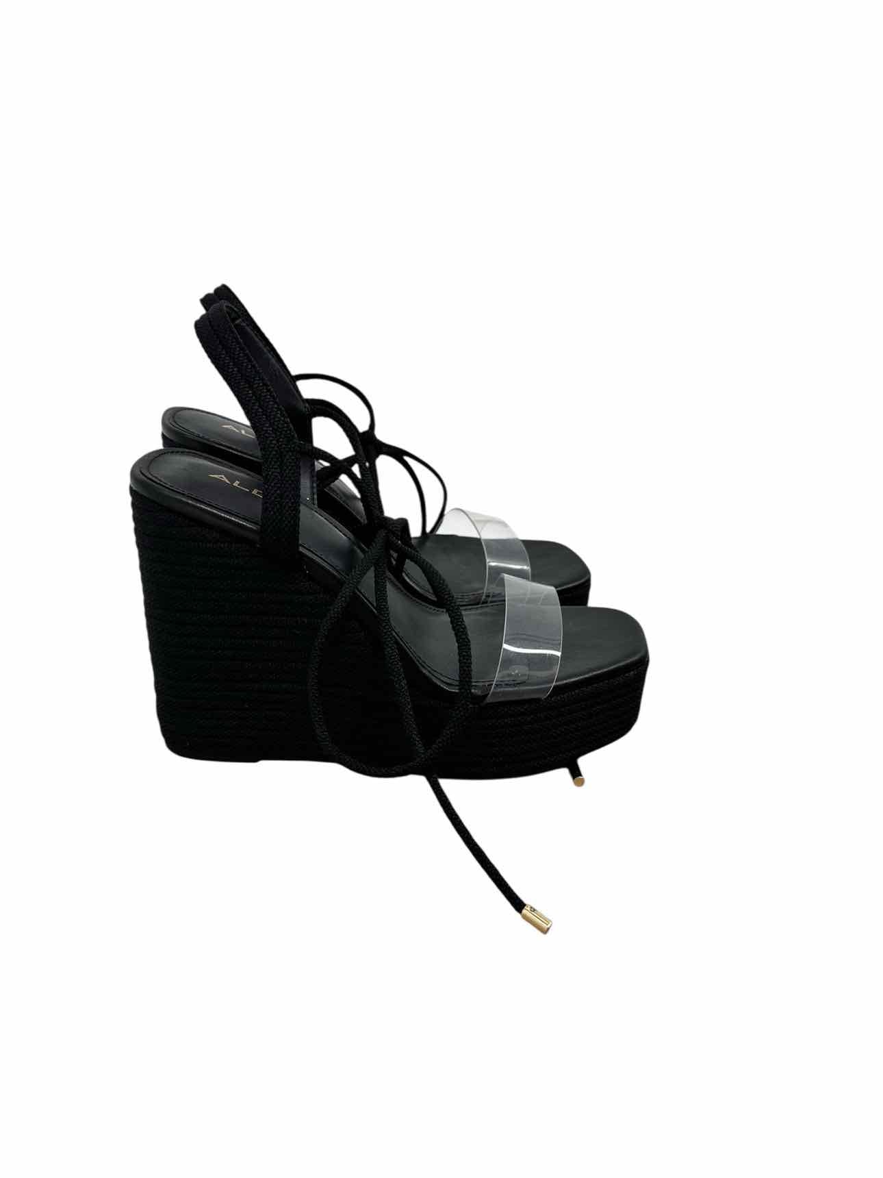 Aldo Black Shoe Size 8.5 Sandals