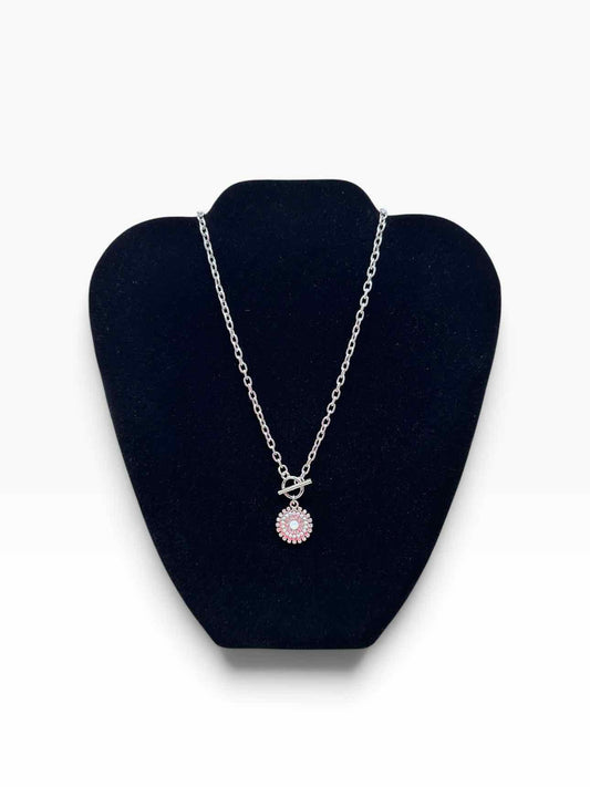 Crystal Touchstone Splendid Pave Swarovski Crystal Pendant Necklace S **NEW**