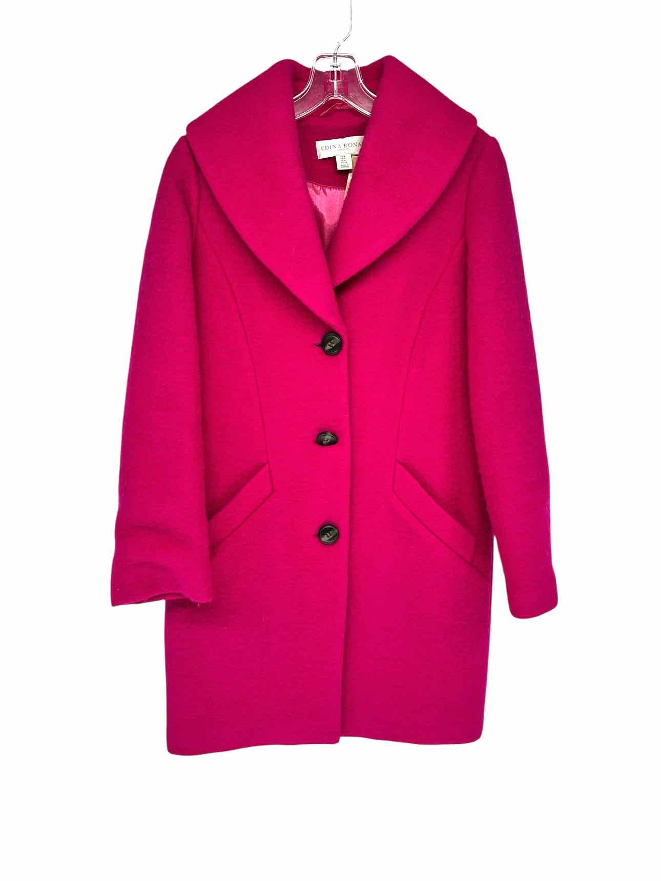 EDINA RONAY Fuschia Size 4 Coat