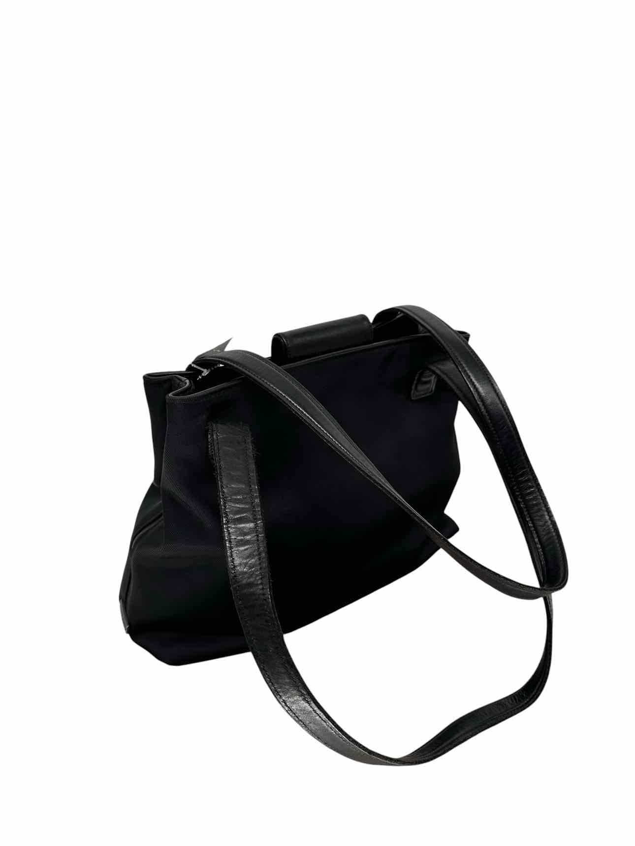 Coach Black Vintage Twill Nylon Shoulder Bag