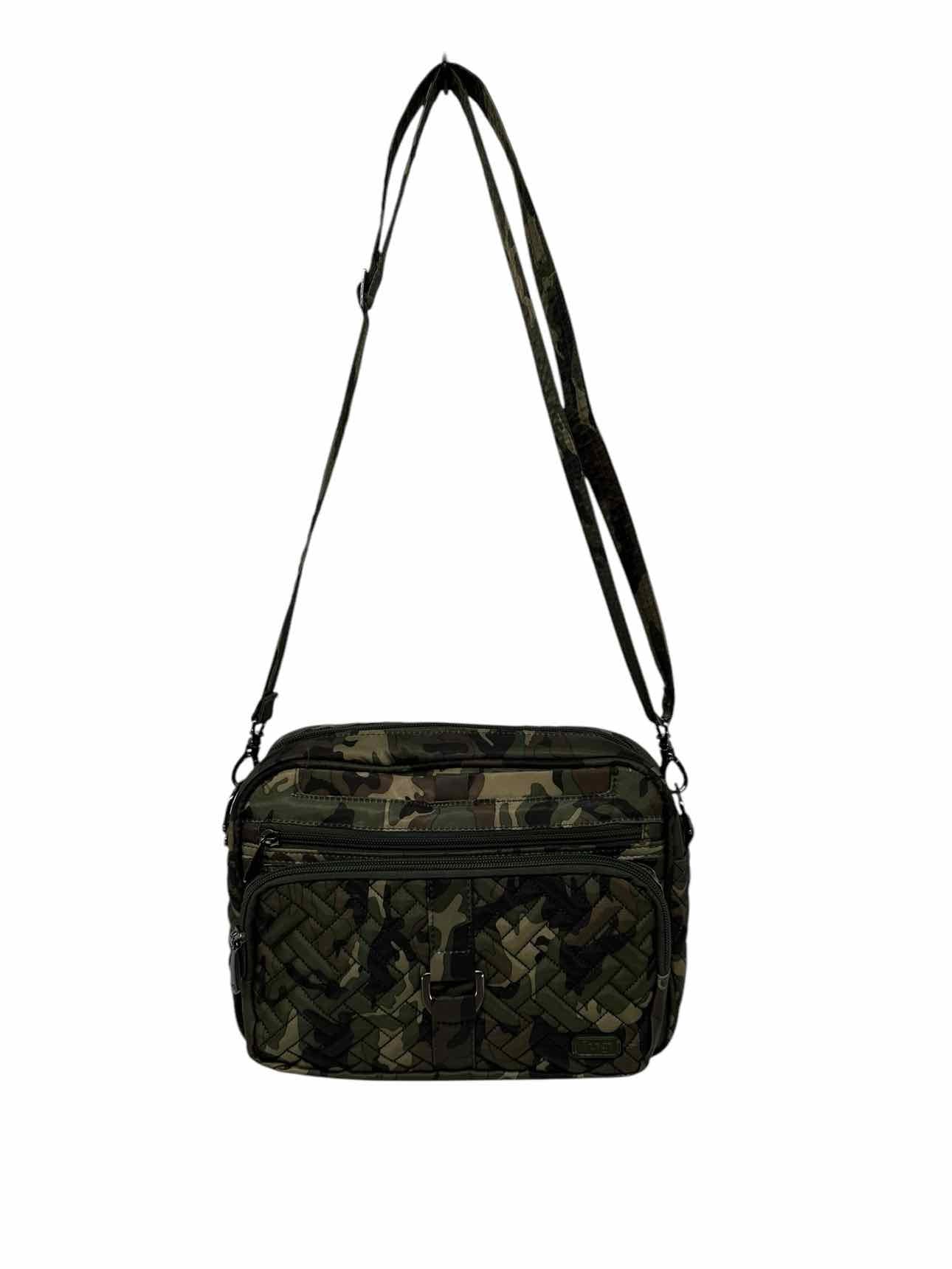 Lug Green Nylon Crossbody