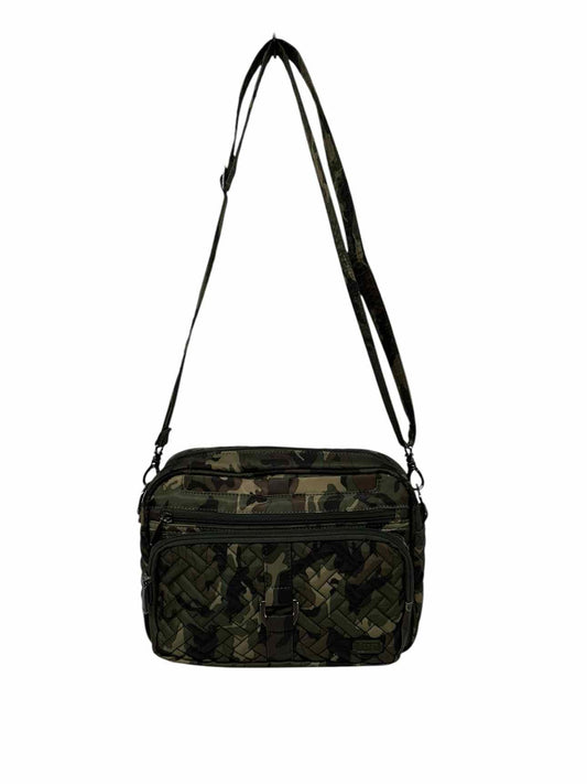 Lug Green Nylon Crossbody